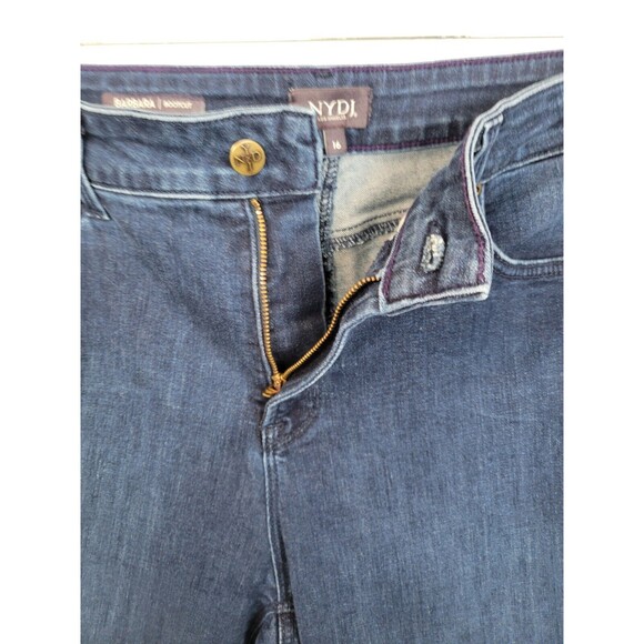NYDJ Embroidered Barbara Bootcut Jeans Size 16 - Picture 3 of 9
